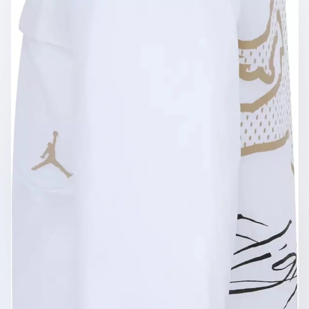 Jordan Kids' Coaches Water-Resistant Jacket, white—NWT
